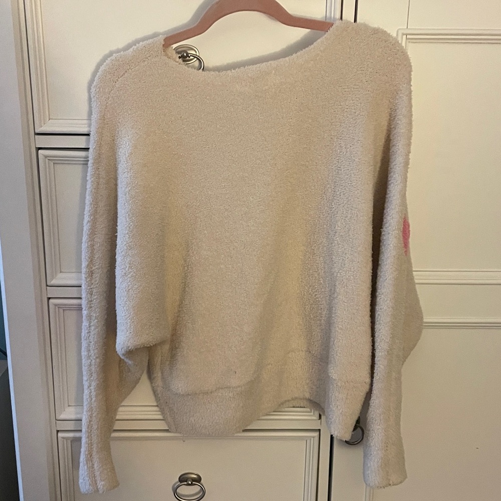 Cozy Pink Heart Sweater - Picture 5 of 9